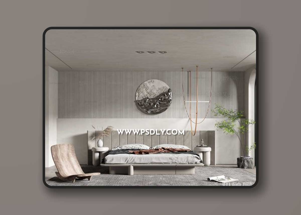 Modern bedroom 990444 3D Models