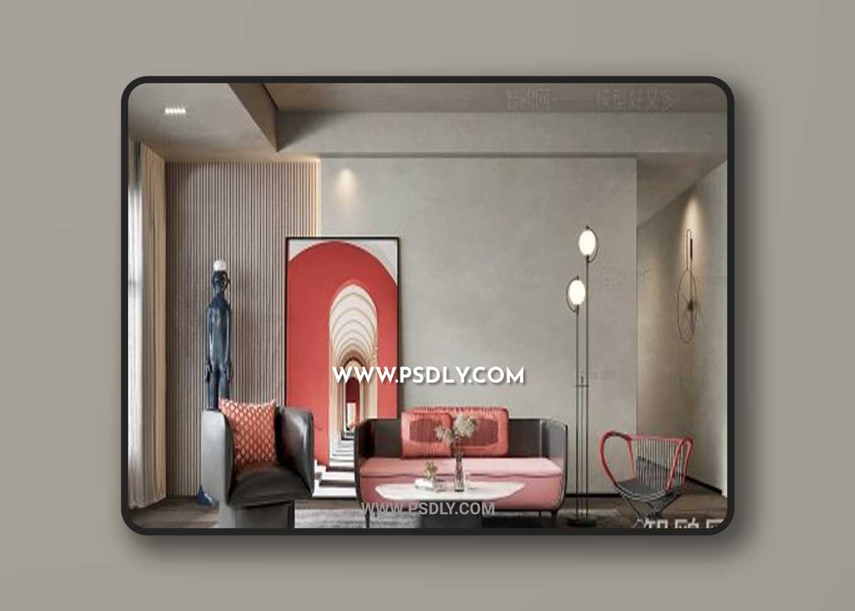 Modern living room 866789 3D Models