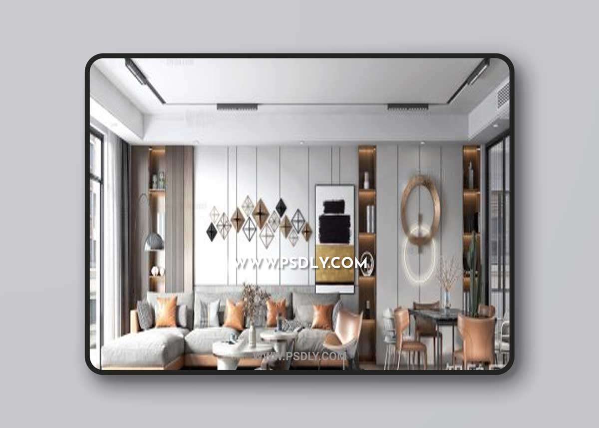 Modern living room 872314 3D Models