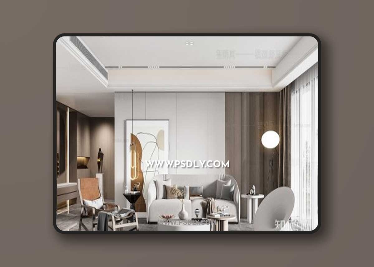 Modern living room 896277 3D Models