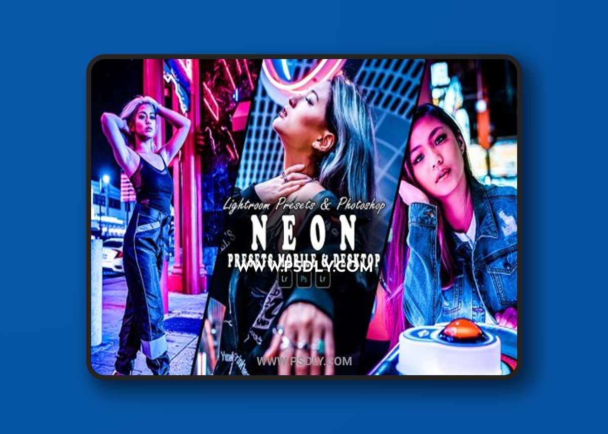 Neon Action & Lightrom Presets
