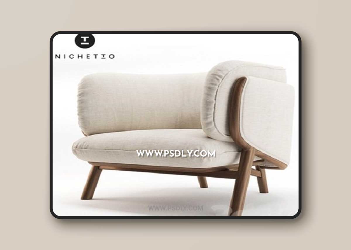 Nichetto 102s Stanley Armchair 3D Models