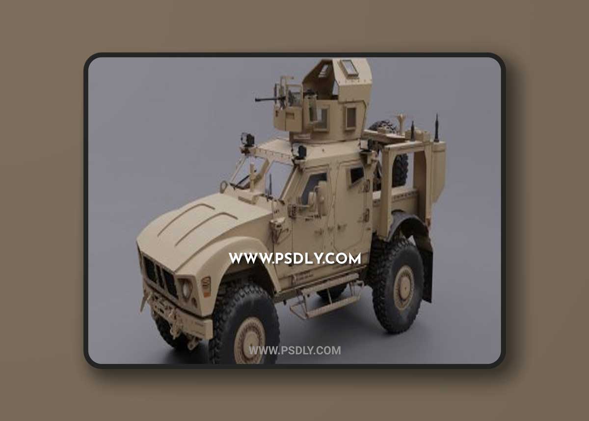 Oshkosh M-ATV MRAP Mine-Resistant Ambush Protected US AMRMY