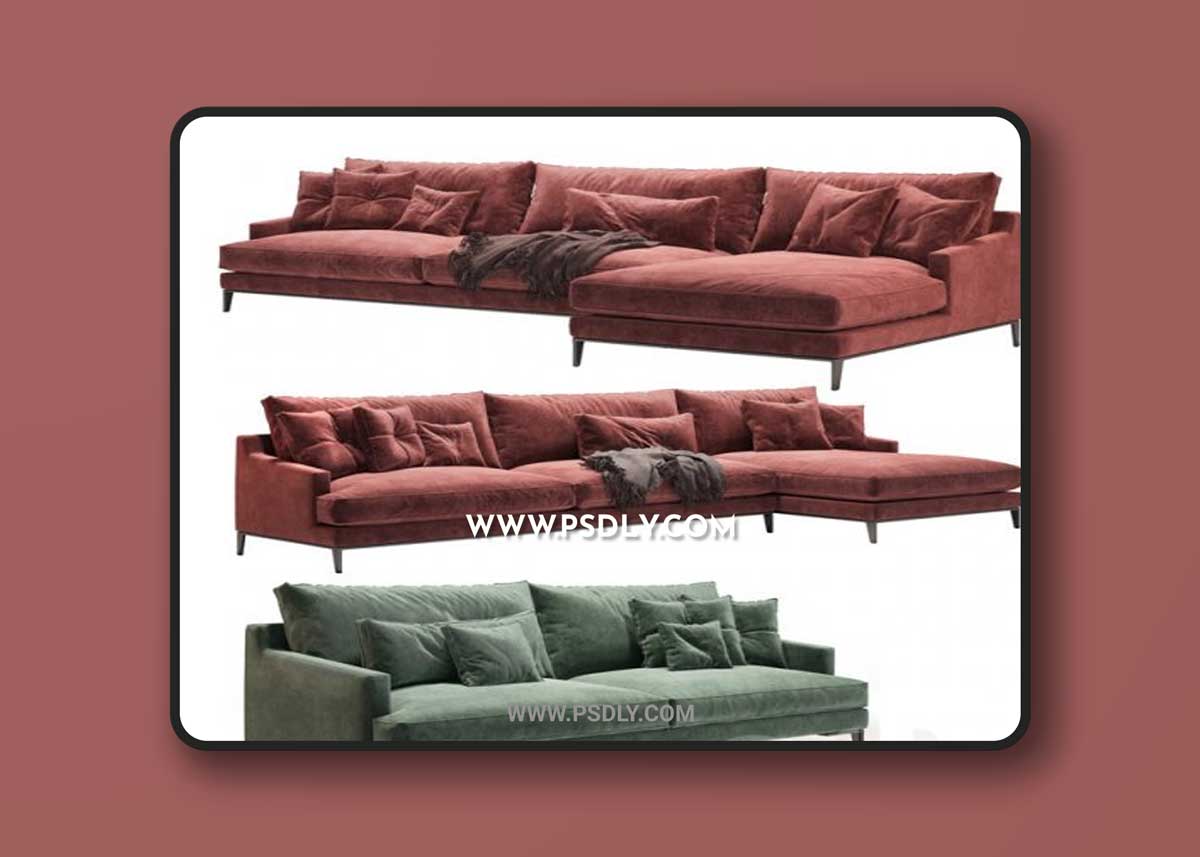 POLIFORM _Bellport Sofa 3D Models