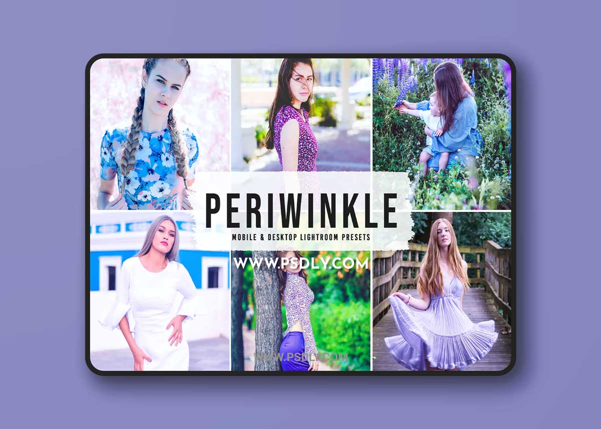 Periwinkle Mobile & Desktop Lightroom Presets