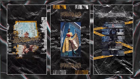 Videohive Glitch Urban Stories 33096739