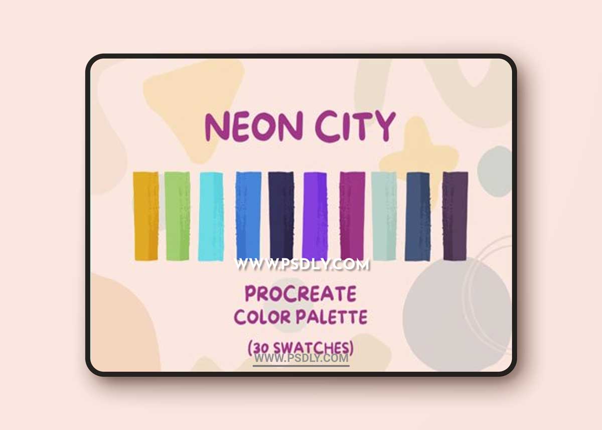 Procreate Color Palettes - 90 Color Swatches