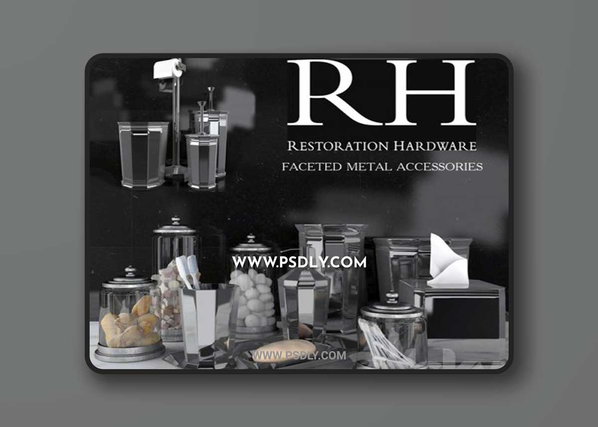 RH FACETED METAL ACCESSORIES