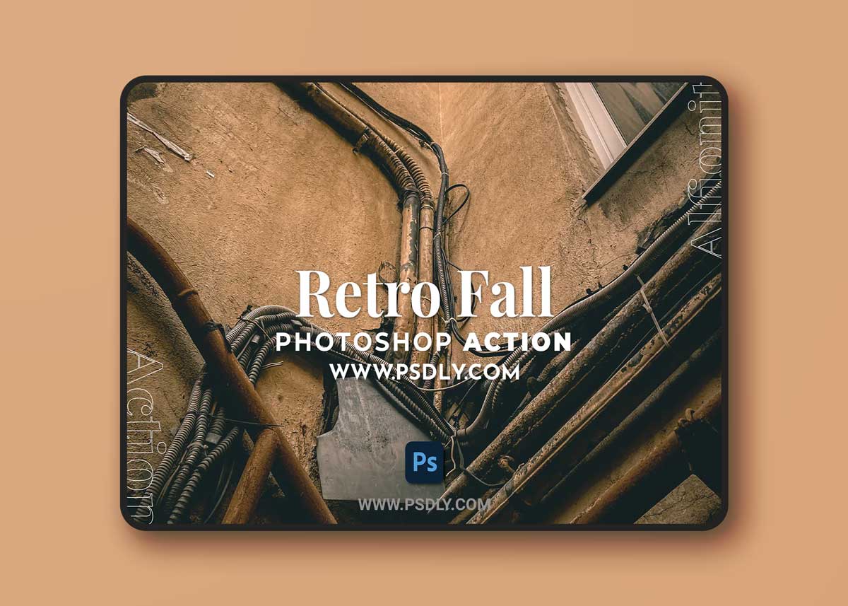 Retro Fall Photoshop Action