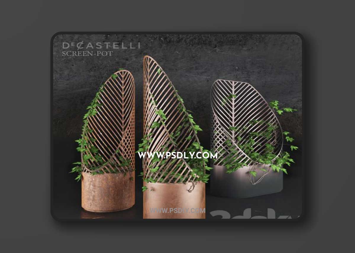 SCREEN-POT 3D Models