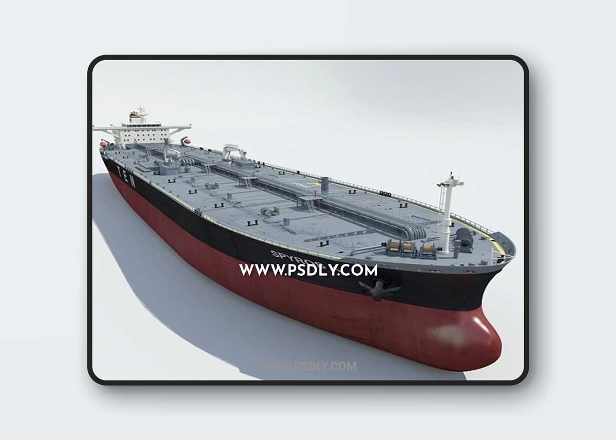 Ship Tanker 3d Model