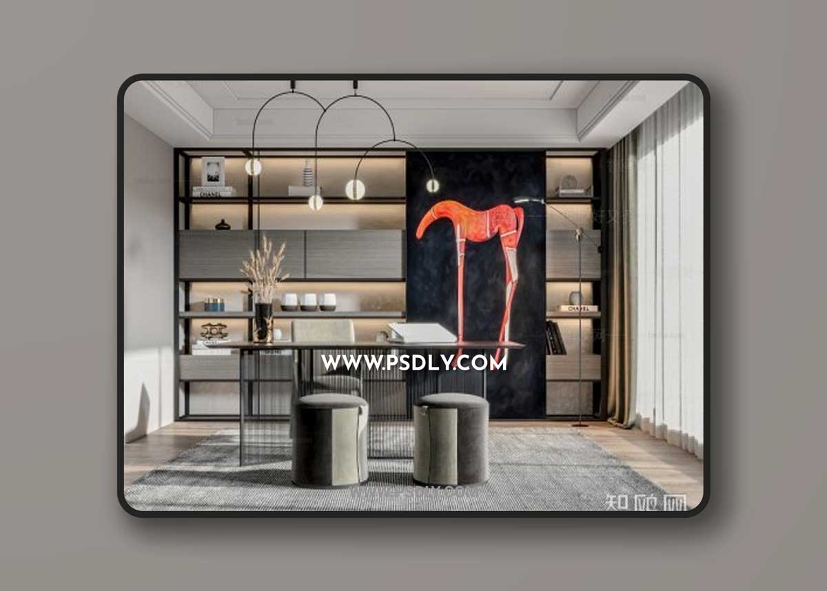 Study Room 1046646 3d model