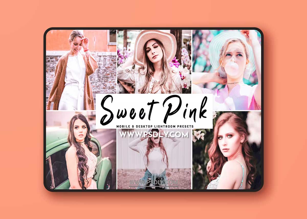 Sweet Pink Mobile & Desktop Lightroom Presets