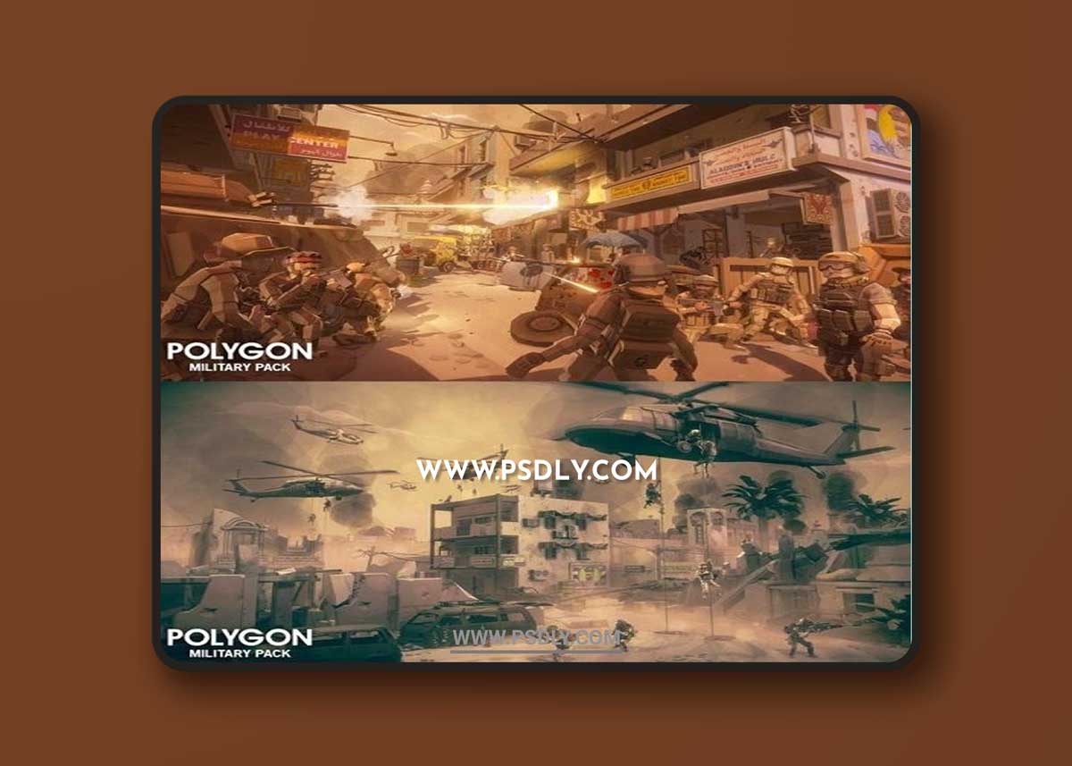 Unreal Engine – POLYGON – Military Pack
