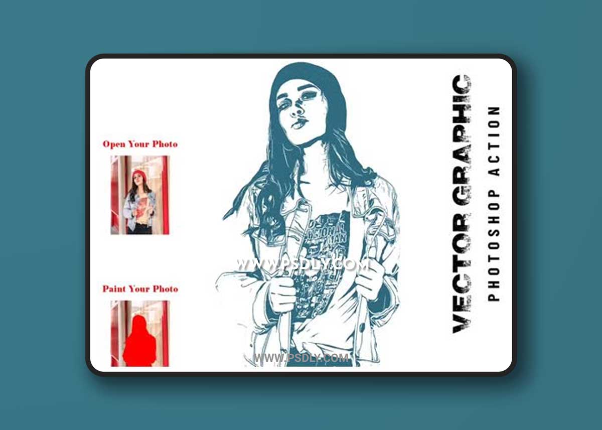Vector Graphic Actions for Photoshop