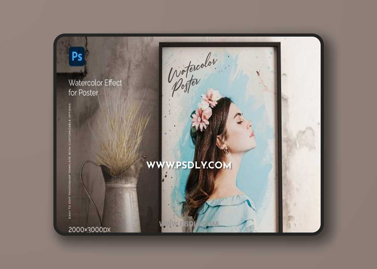 Watercolor Effect for Poster