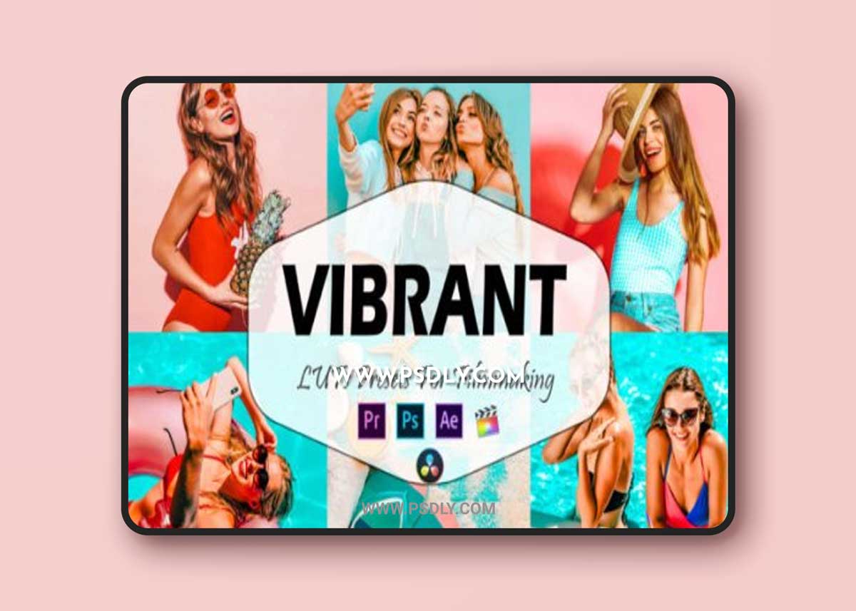10 Vibrant Video LUTs Presets