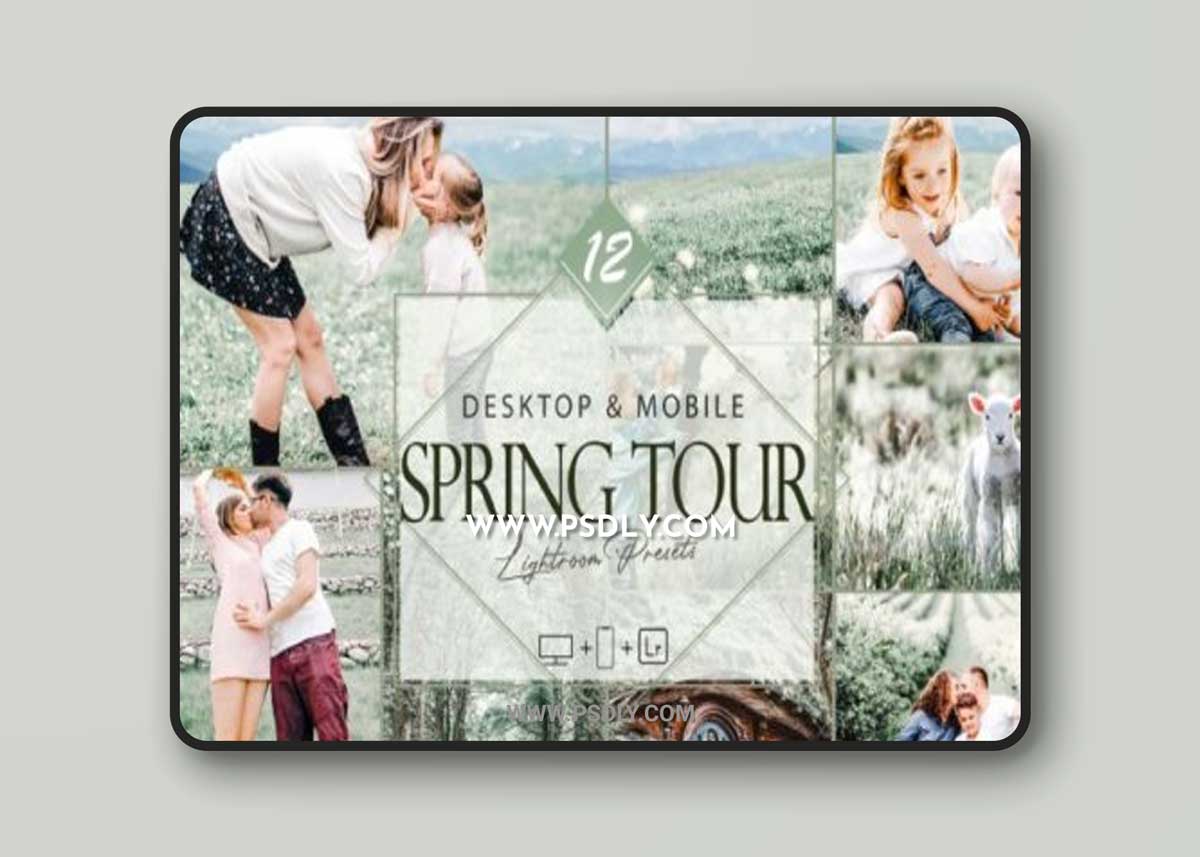 12 Spring Tour Lightroom Presets