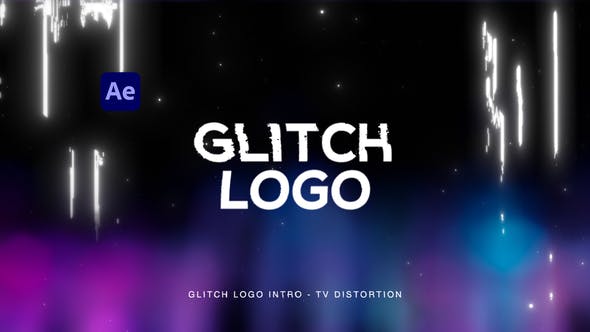 Videohive Glitch Logo Intro - TV Distortion 35885332