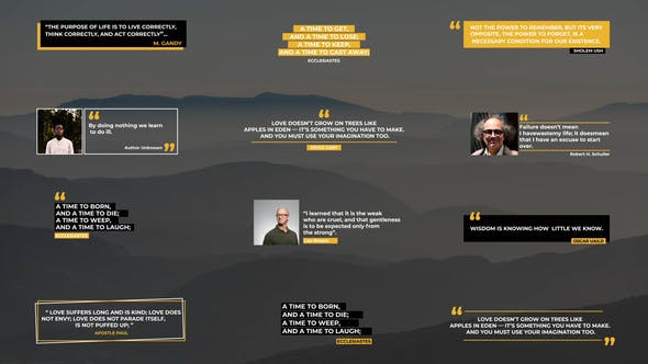 Videohive Quotes Titles | After Effects 35785085