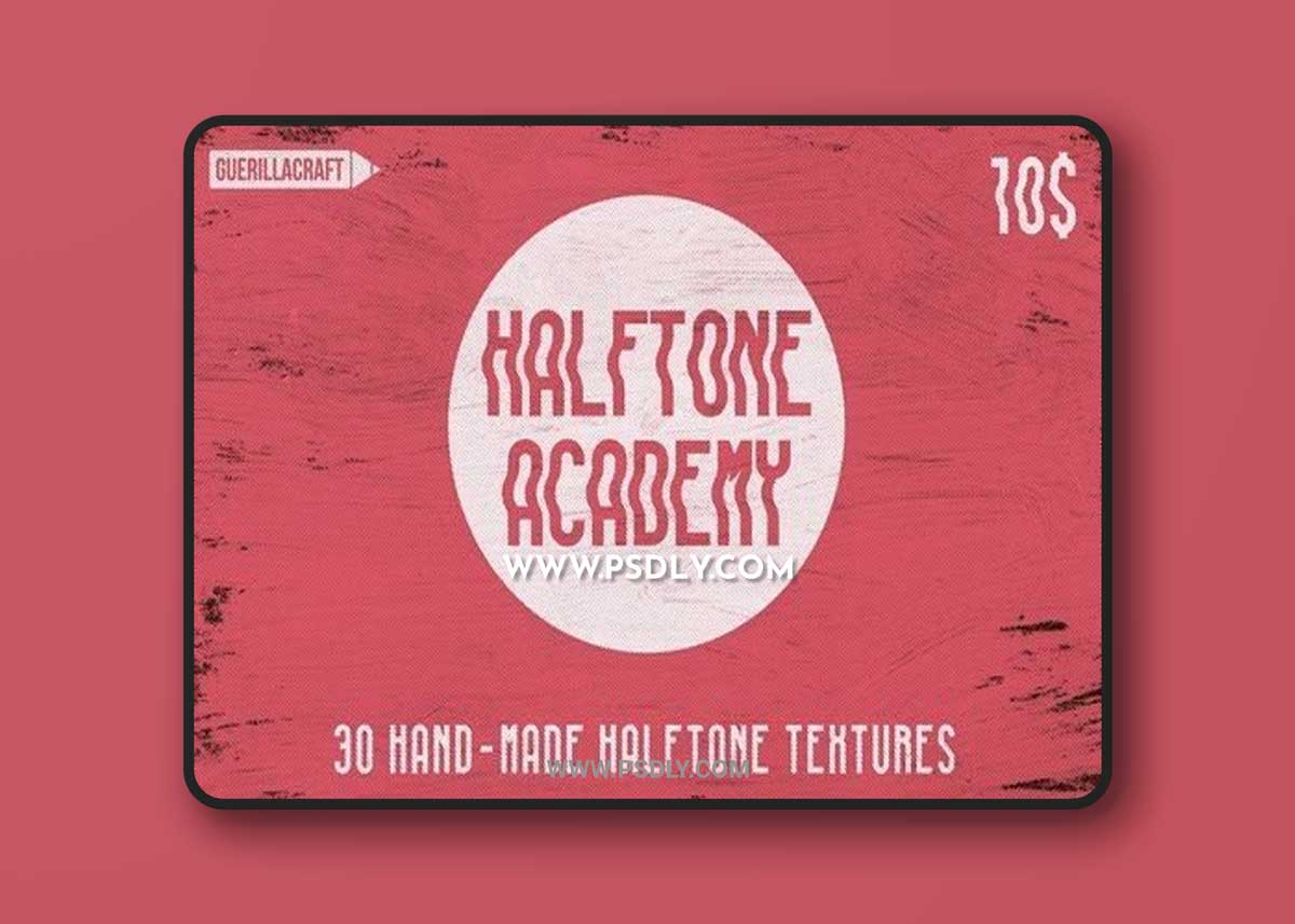 30 Halftone Academy Textures 464732