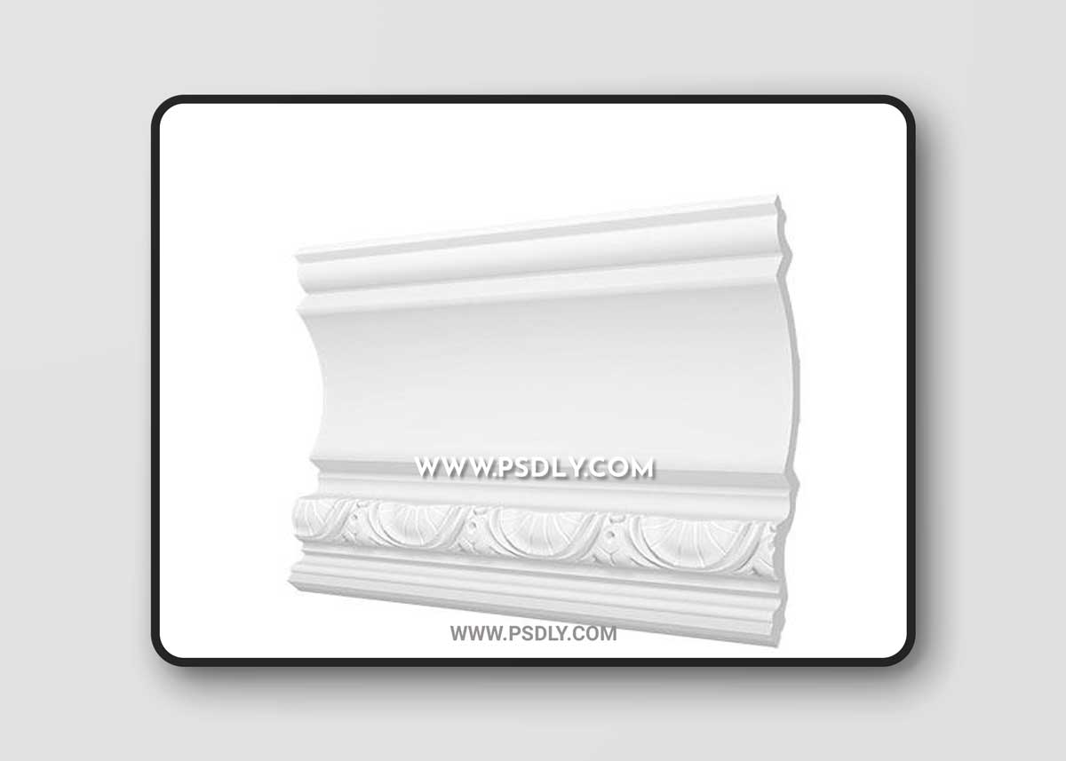 3D model Decorative plaster Set1