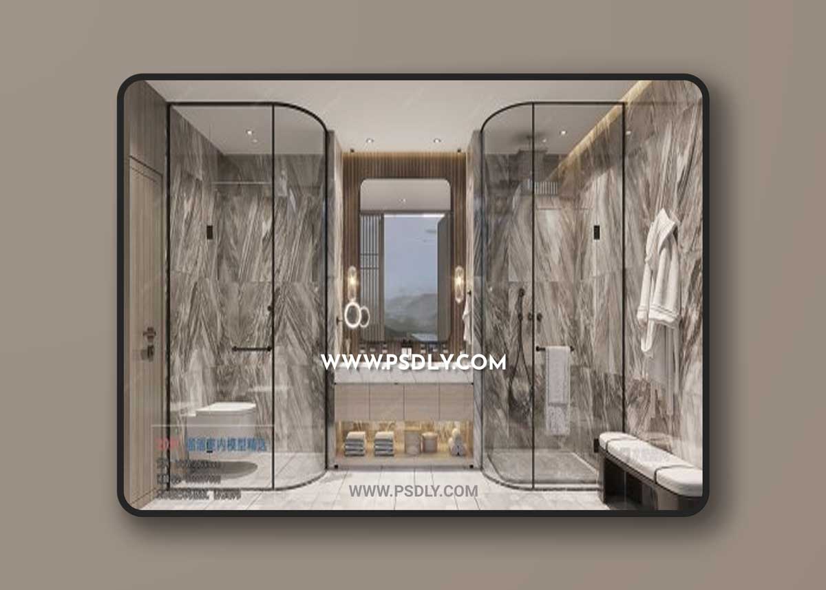 3d66 2021 | Bathroom 11 3D Model
