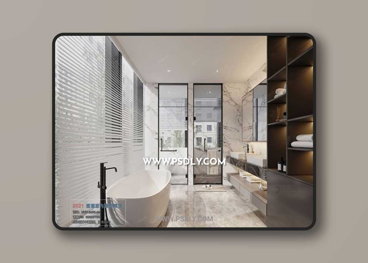 3d66 2021 | Bathroom 13 3D Model