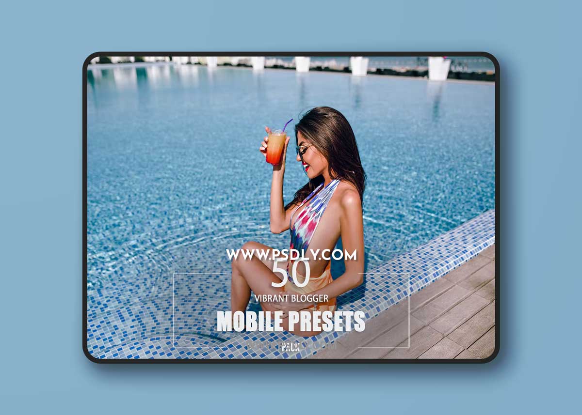 50 Vibrant Blogger Mobile Presets Pack 54NPTMR