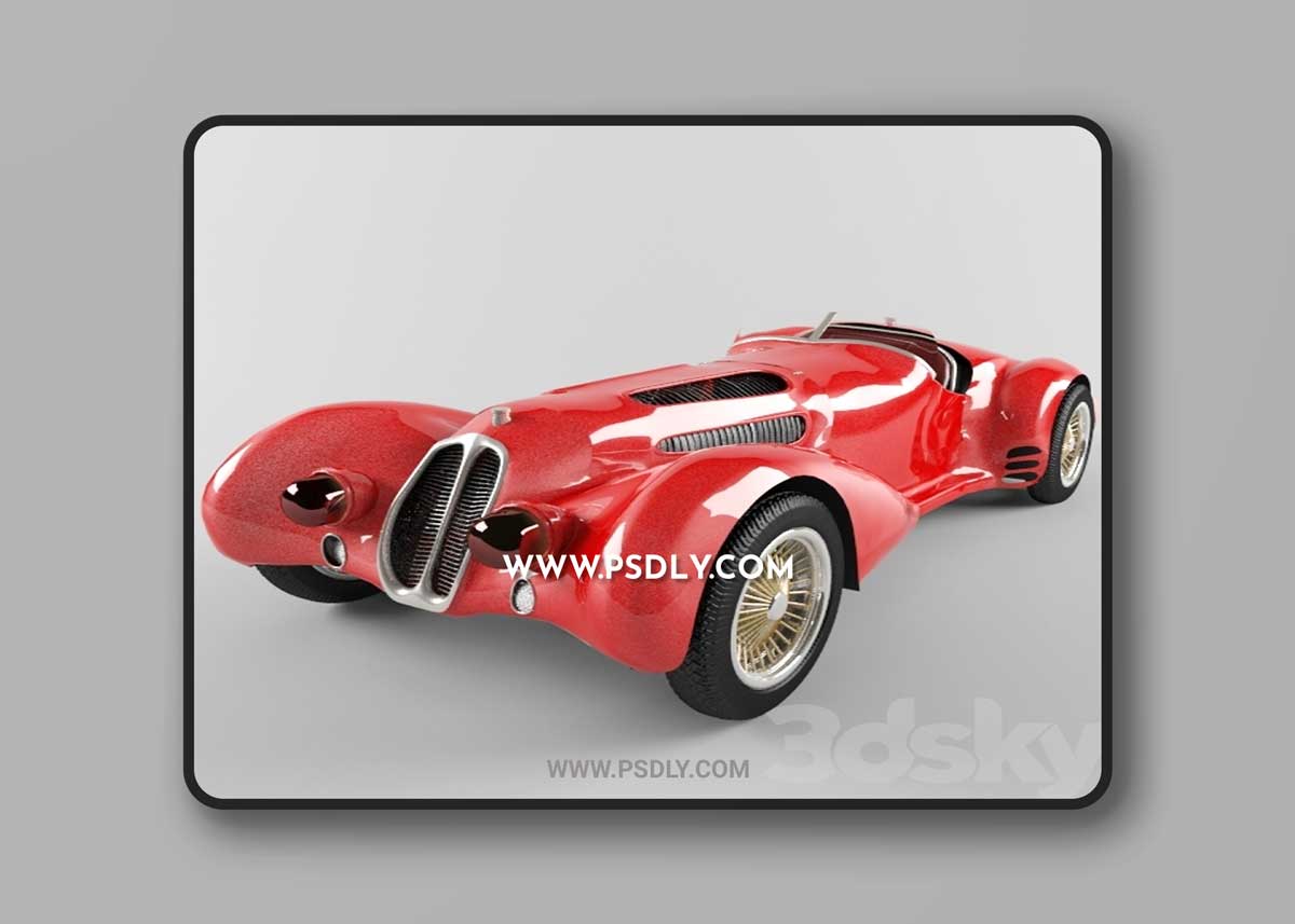 Alfa Romeo 1937 3D Model