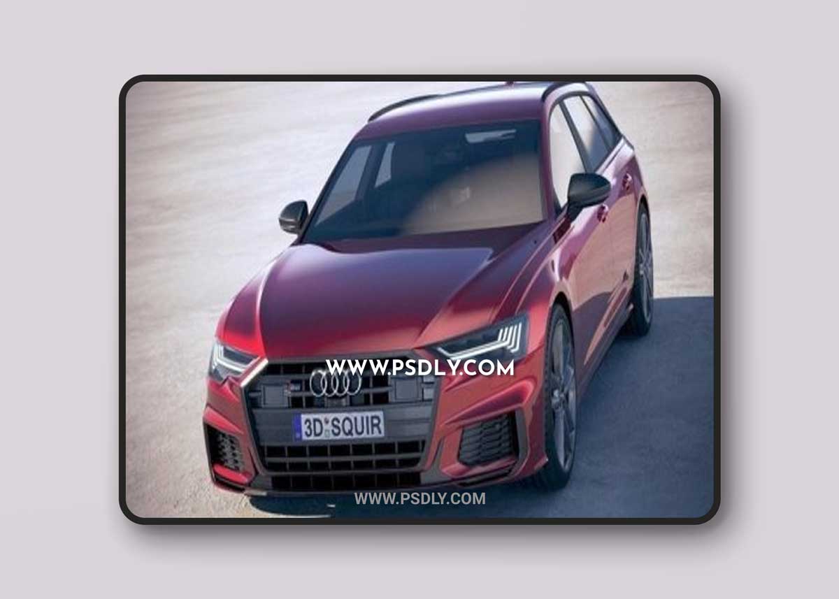 Audi S6 Avant 2020 3D Model