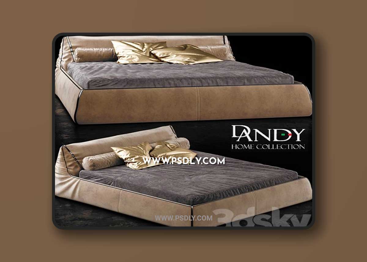 BED GAMMA SUITE NIGHT 3D Model