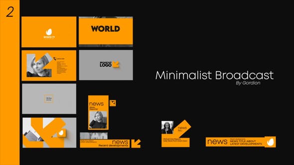 Videohive Minimalist Broadcast 34519592