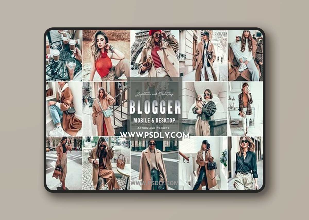 Blogger - Photoshop Actions & Lightroom Presets