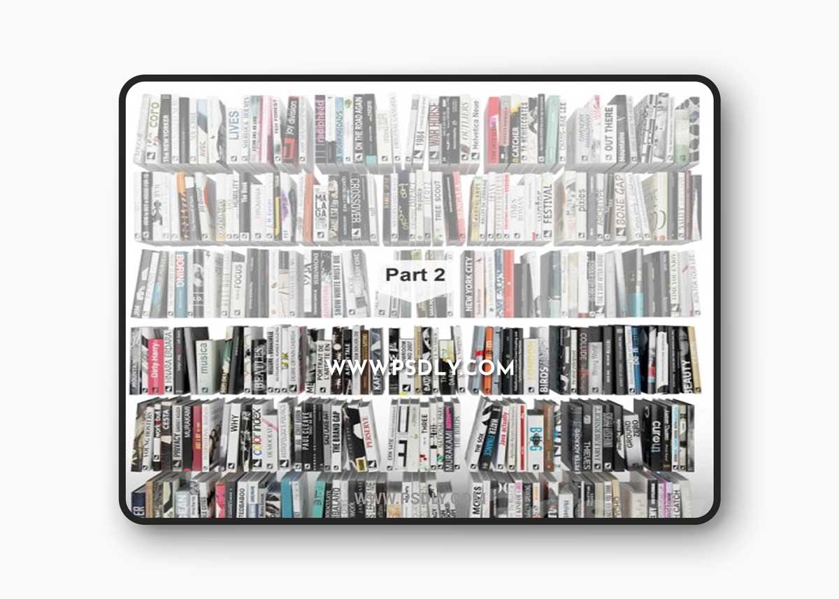 Books (150 items) Part 2 3D Model