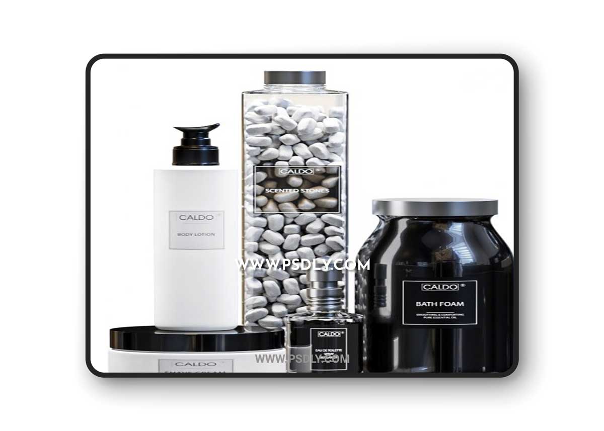 CALDO bathroom accessories 3D Model