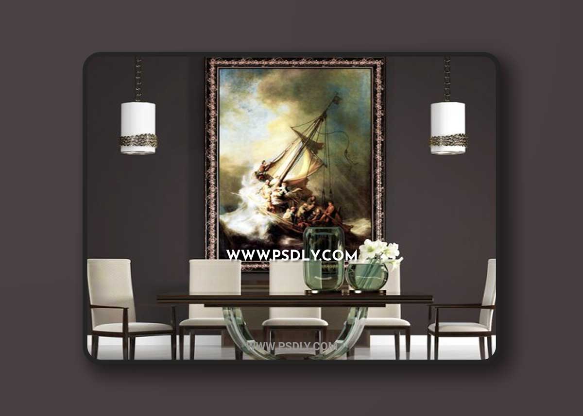 Century Dining Table 3D Model