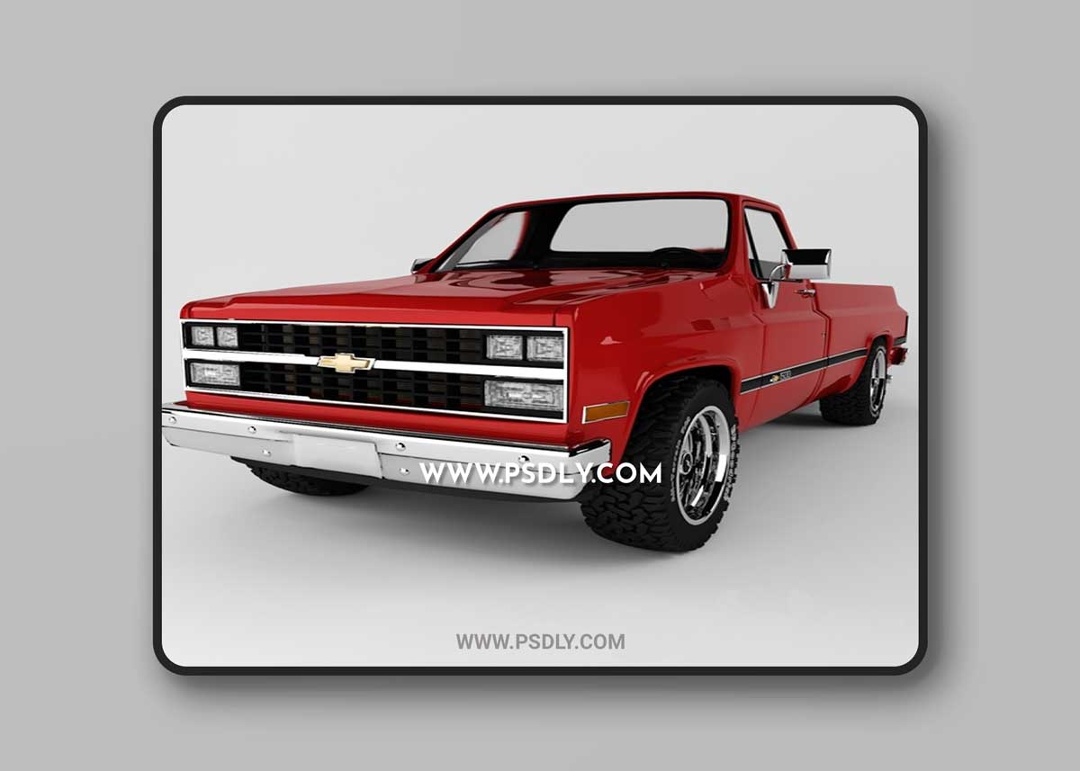 Chevrolet C K 1985 3D Model