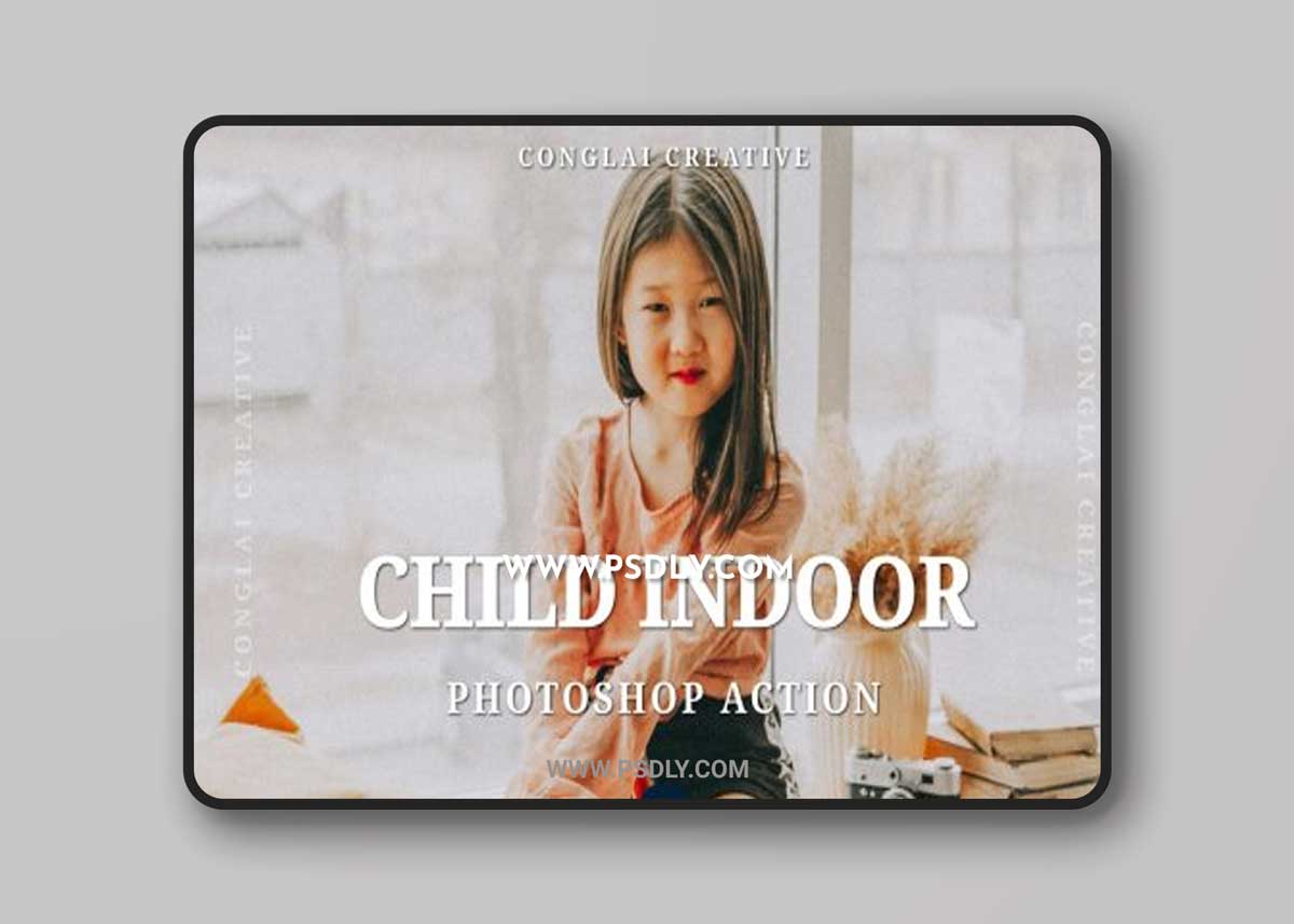 Child Indoor - Photoshop Action
