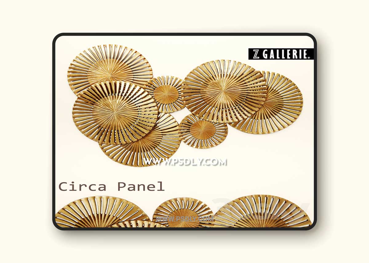 Circa Panel. Z Gallerie 3D Model