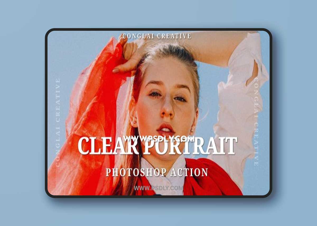 Clear Portrait - Photoshop Action