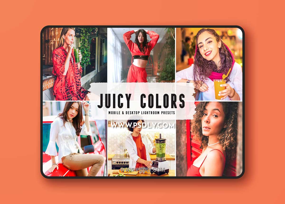 CreativeMarket - Juicy Colors Pro Lightroom Presets 6814122