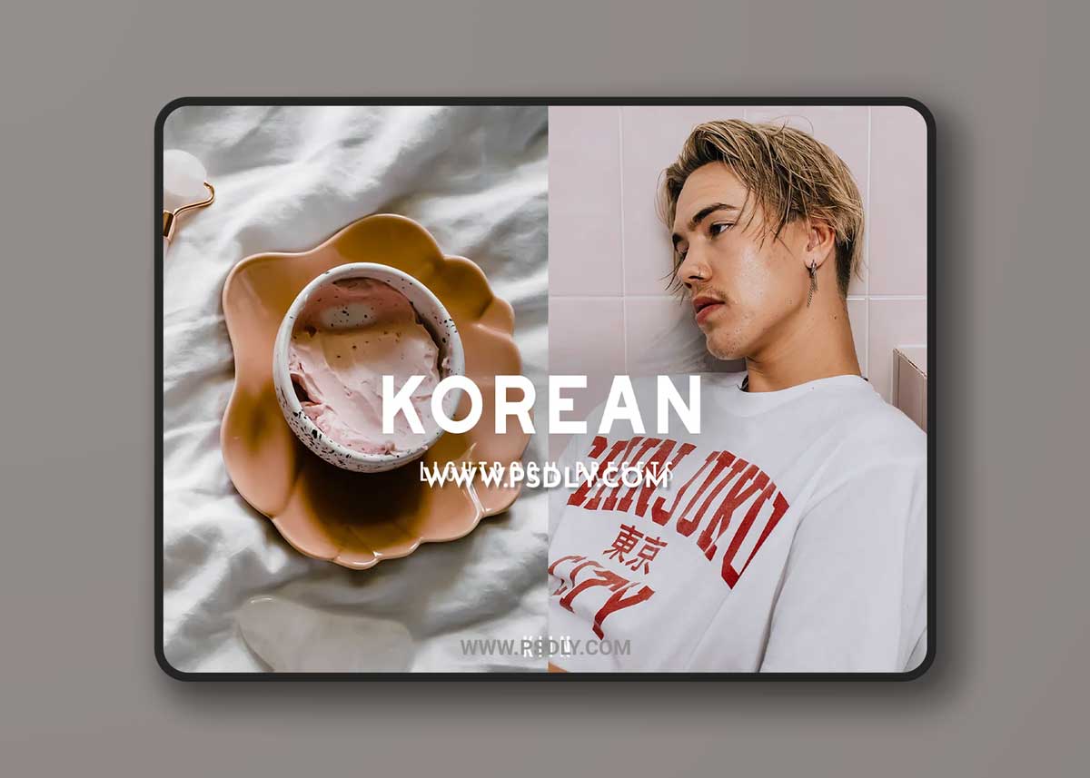 CreativeMarket - KOREAN AESTHETIC LIGHTROOM PRESETS 6832446