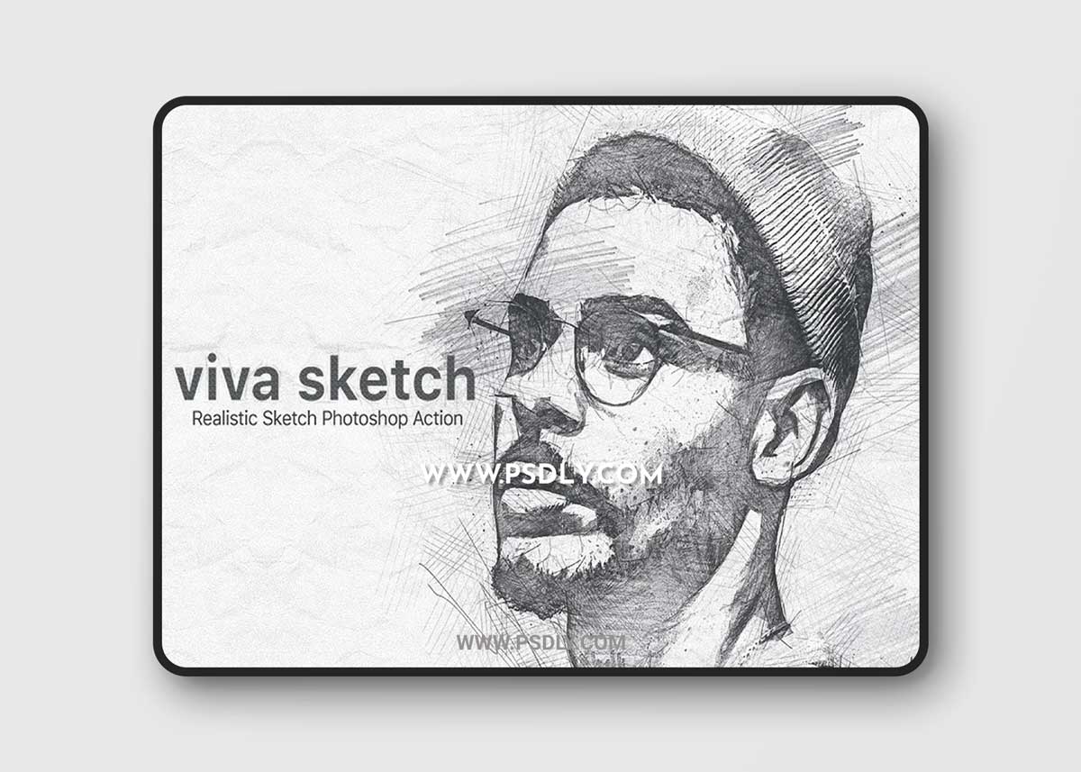 CreativeMarket - Viva Sketch Photoshop Action 6788666