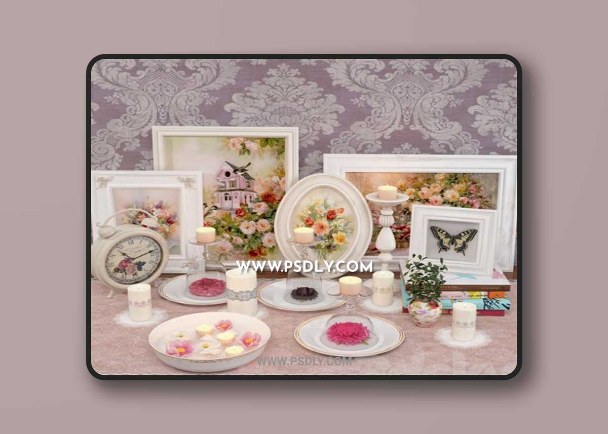 Decorative Set in the Style of Provence