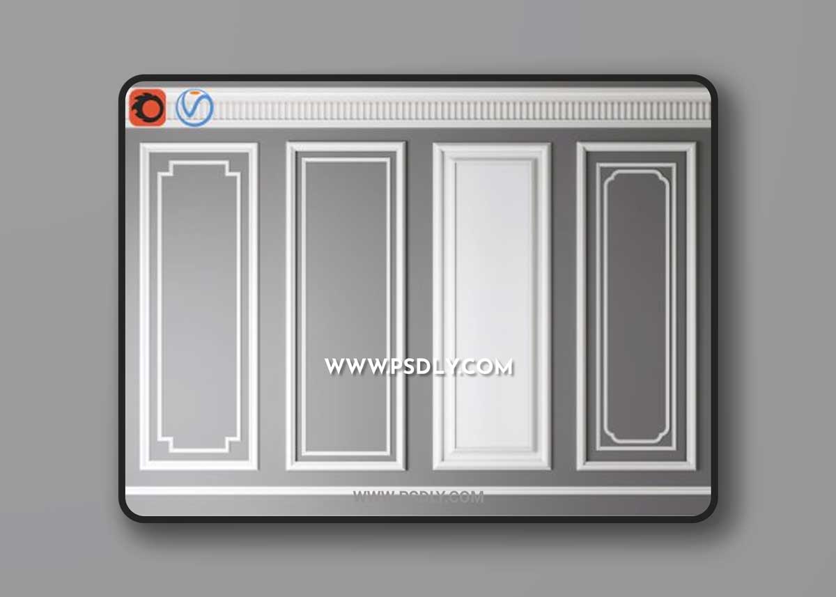 Decorative molding 09 3D Models