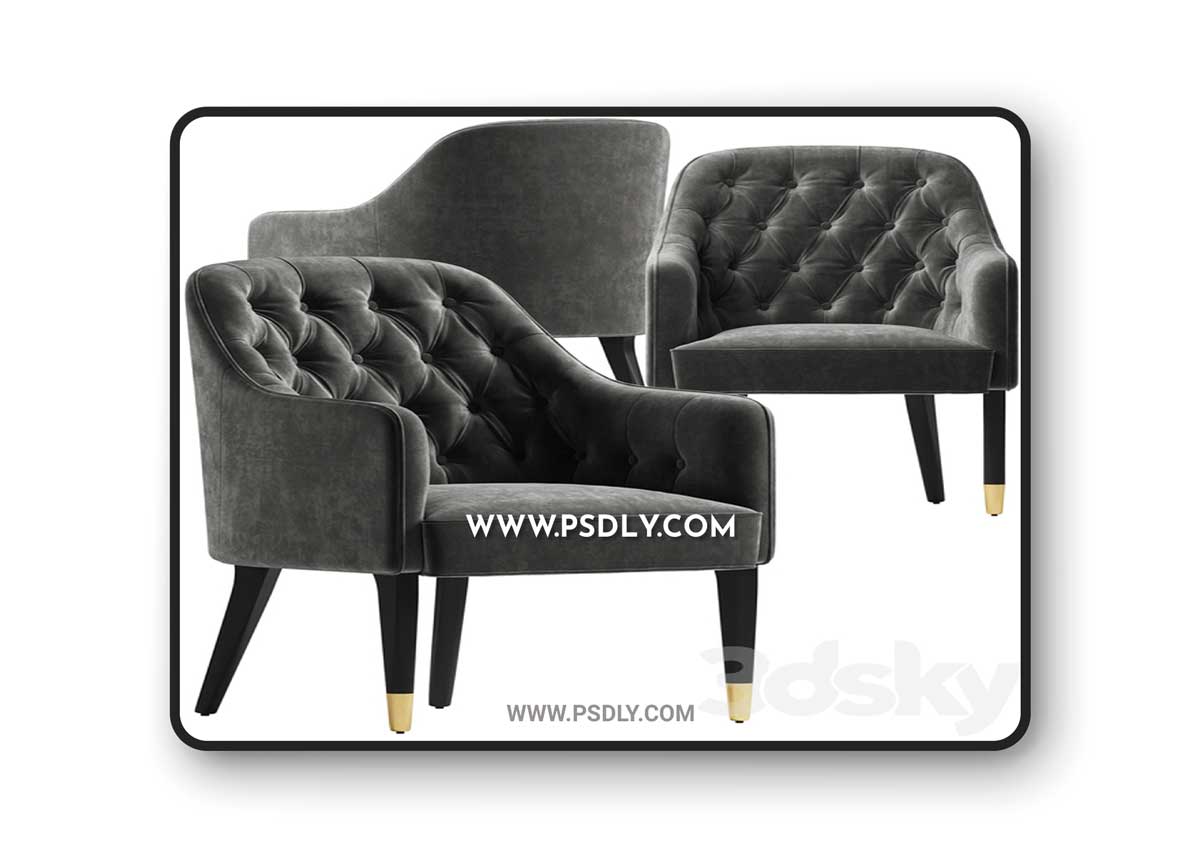 Eichholtz Chair -Cyrus 3D Model