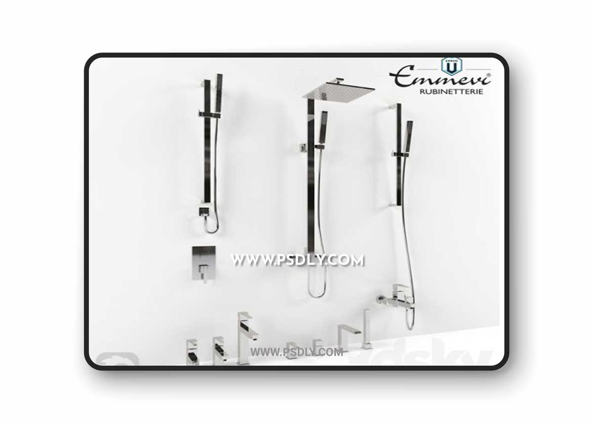 Emmevi Sicily Mixer Set 3D Model