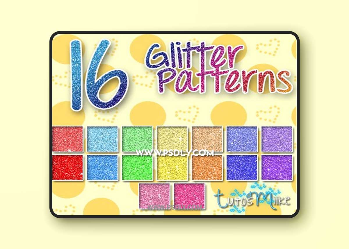 Glitter Patterns Collectoion for Photoshop