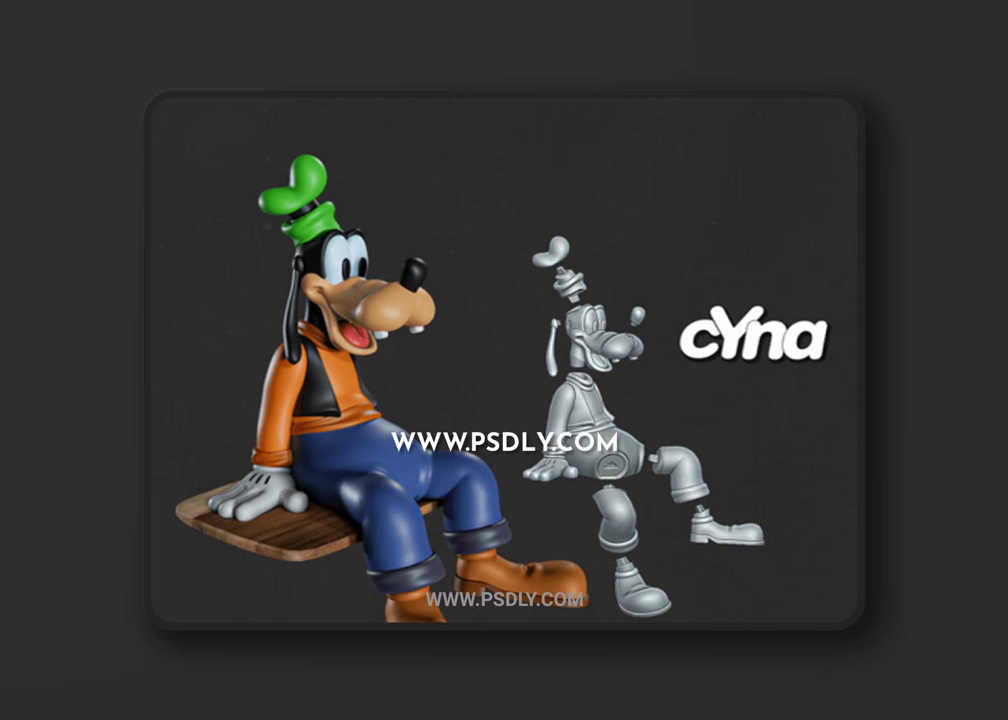 Goofy Pateta 3D Model